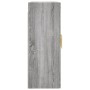 Armario de pared gris Sonoma 69,5x34x90 cm de vidaXL, Aparadores - Ref: Foro24-828474, Precio: 89,16 €, Descuento: %