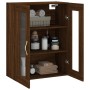 Armario de pared marrón roble 69,5x34x90 cm de vidaXL, Aparadores - Ref: Foro24-828467, Precio: 80,10 €, Descuento: %