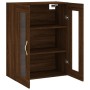 Armario de pared marrón roble 69,5x34x90 cm de vidaXL, Aparadores - Ref: Foro24-828467, Precio: 80,10 €, Descuento: %