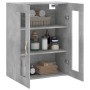 Armario de pared gris hormigón 69,5x34x90 cm de vidaXL, Aparadores - Ref: Foro24-828464, Precio: 86,20 €, Descuento: %