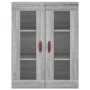 Armario de pared gris Sonoma 69,5x34x90 cm de vidaXL, Aparadores - Ref: Foro24-828458, Precio: 84,99 €, Descuento: %
