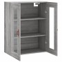 Armario de pared gris Sonoma 69,5x34x90 cm de vidaXL, Aparadores - Ref: Foro24-828458, Precio: 84,99 €, Descuento: %