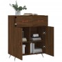 Aparador de madera de ingeniería marrón roble 69,5x34x90 cm de vidaXL, Aparadores - Ref: Foro24-827955, Precio: 85,91 €, Desc...