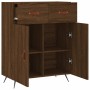 Aparador de madera de ingeniería marrón roble 69,5x34x90 cm de vidaXL, Aparadores - Ref: Foro24-827955, Precio: 85,91 €, Desc...