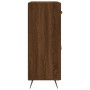 Aparador de madera de ingeniería marrón roble 69,5x34x90 cm de vidaXL, Aparadores - Ref: Foro24-827955, Precio: 85,91 €, Desc...