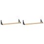 Estantes de pared 2 unidades roble Sonoma 80x15x15,5 cm Madera de ingeniería en Estanterías | Comprar online en Foru.es