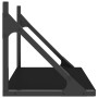 Estantes de pared 2 uds madera ingeniería negro 60x25x25,5 cm en Estanterías | Comprar online en Foru.es