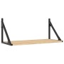 Estantes pared 2uds madera ingeniería roble Sonoma 60x25x25,5cm en Estanterías | Comprar online en Foru.es