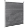 Set de valla 10 cuadradas + 1 oblicua WPC gris 1830x186 cm de vidaXL, Paneles de vallas - Ref: Foro24-3053242, Precio: 3,00 €...