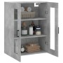 Armario de pared gris hormigón 69,5x34x90 cm de vidaXL, Aparadores - Ref: Foro24-828480, Precio: 88,80 €, Descuento: %