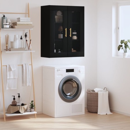 Armario de pared negro 69,5x34x90 cm de vidaXL, Aparadores - Ref: Foro24-828469, Precio: 84,00 €, Descuento: %