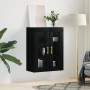 Armario de pared negro 69,5x34x90 cm de vidaXL, Aparadores - Ref: Foro24-828469, Precio: 84,00 €, Descuento: %