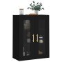 Armario de pared negro 69,5x34x90 cm de vidaXL, Aparadores - Ref: Foro24-828469, Precio: 84,00 €, Descuento: %