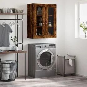 Smoked oak wall cabinet 69.5x34x90 cm by vidaXL, Sideboards - Ref: Foro24-828457, Price: 71,03 €, Discount: %