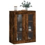 Armario de pared roble ahumado 69,5x34x90 cm de vidaXL, Aparadores - Ref: Foro24-828457, Precio: 72,03 €, Descuento: %