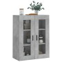 Armario de pared gris hormigón 69,5x34x90 cm de vidaXL, Aparadores - Ref: Foro24-828496, Precio: 68,35 €, Descuento: %