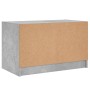 Mueble de TV con puertas de vidrio gris hormigón 68x37x42 cm en Muebles TV | Comprar online en Foru.es