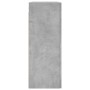 Armario de pared gris hormigón 69,5x34x90 cm de vidaXL, Aparadores - Ref: Foro24-828496, Precio: 68,35 €, Descuento: %