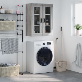 Armario de pared gris Sonoma 69,5x34x90 cm de vidaXL, Aparadores - Ref: Foro24-828482, Precio: 80,14 €, Descuento: %