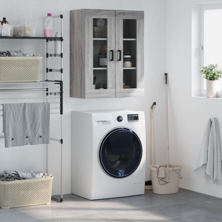 Armario de pared gris Sonoma 69,5x34x90 cm de vidaXL, Aparadores - Ref: Foro24-828482, Precio: 80,14 €, Descuento: %