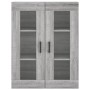 Armario de pared gris Sonoma 69,5x34x90 cm de vidaXL, Aparadores - Ref: Foro24-828482, Precio: 80,14 €, Descuento: %