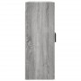 Armario de pared gris Sonoma 69,5x34x90 cm de vidaXL, Aparadores - Ref: Foro24-828482, Precio: 80,14 €, Descuento: %