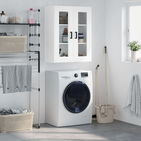Armario de pared blanco 69,5x34x90 cm de vidaXL, Aparadores - Ref: Foro24-828476, Precio: 92,69 €, Descuento: %