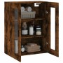Armario de pared roble ahumado 69,5x34x90 cm de vidaXL, Aparadores - Ref: Foro24-828497, Precio: 81,90 €, Descuento: %