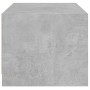 Mesa de centro con puertas de vidrio grs hormigón 68x50x42 cm en Mesas de centro | Comprar online en Foru.es