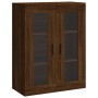 Armario de pared marrón roble 69,5x34x90 cm de vidaXL, Aparadores - Ref: Foro24-828499, Precio: 73,76 €, Descuento: %