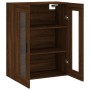 Armario de pared marrón roble 69,5x34x90 cm de vidaXL, Aparadores - Ref: Foro24-828499, Precio: 73,76 €, Descuento: %