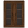 Armario de pared marrón roble 69,5x34x90 cm de vidaXL, Aparadores - Ref: Foro24-828499, Precio: 73,76 €, Descuento: %