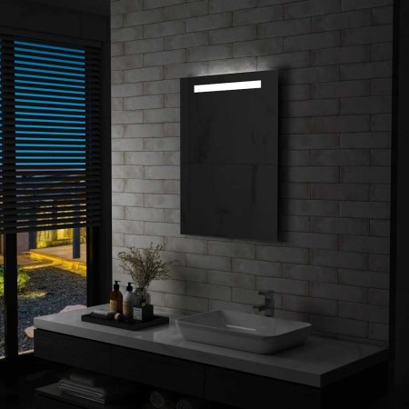 Espejo de pared de baño con LED 60x80 cm en Espejos | Comprar online en Foru.es