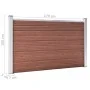 Valla de jardín de WPC marrón 526x106 cm de vidaXL, Paneles de vallas - Ref: Foro24-3053244, Precio: 491,93 €, Descuento: %