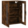 Armario de pared roble ahumado 69,5x34x90 cm de vidaXL, Aparadores - Ref: Foro24-828505, Precio: 69,90 €, Descuento: %