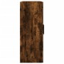 Armario de pared roble ahumado 69,5x34x90 cm de vidaXL, Aparadores - Ref: Foro24-828505, Precio: 69,90 €, Descuento: %