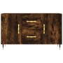 Aparador madera de ingeniería roble ahumado 100x36x60 cm de vidaXL, Aparadores - Ref: Foro24-828153, Precio: 103,35 €, Descue...