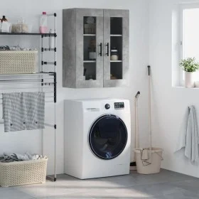 Concrete gray wall cabinet 69.5x34x90 cm by vidaXL, Sideboards - Ref: Foro24-828504, Price: 69,44 €, Discount: %