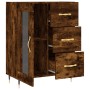 Aparador de madera de ingeniería roble ahumado 69,5x34x90 cm de vidaXL, Aparadores - Ref: Foro24-828025, Precio: 69,24 €, Des...