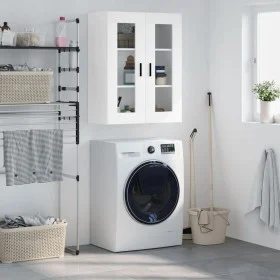 White wall cabinet 69.5x34x90 cm by vidaXL, Sideboards - Ref: Foro24-828492, Price: 87,53 €, Discount: %