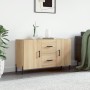 Aparador de madera de ingeniería roble Sonoma 100x36x60 cm de vidaXL, Aparadores - Ref: Foro24-828183, Precio: 87,73 €, Descu...