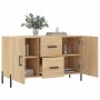 Aparador de madera de ingeniería roble Sonoma 100x36x60 cm de vidaXL, Aparadores - Ref: Foro24-828183, Precio: 87,73 €, Descu...