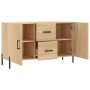 Aparador de madera de ingeniería roble Sonoma 100x36x60 cm de vidaXL, Aparadores - Ref: Foro24-828183, Precio: 87,73 €, Descu...