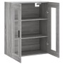 Armario de pared gris Sonoma 69,5x34x90 cm de vidaXL, Aparadores - Ref: Foro24-828498, Precio: 70,60 €, Descuento: %