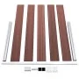 Valla de jardín de WPC marrón 872x106 cm de vidaXL, Paneles de vallas - Ref: Foro24-3053246, Precio: 781,28 €, Descuento: %