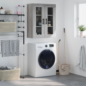 Armario de pared gris Sonoma 69,5x34x90 cm de vidaXL, Aparadores - Ref: Foro24-828506, Precio: 71,60 €, Descuento: %