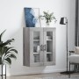 Armario de pared gris Sonoma 69,5x34x90 cm de vidaXL, Aparadores - Ref: Foro24-828506, Precio: 71,60 €, Descuento: %