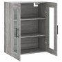 Armario de pared gris Sonoma 69,5x34x90 cm de vidaXL, Aparadores - Ref: Foro24-828506, Precio: 71,60 €, Descuento: %