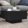 Mesa de centro madera de ingeniería negro 55x55x31 cm en Mesas de centro | Comprar online en Foru.es