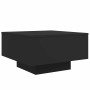 Mesa de centro madera de ingeniería negro 55x55x31 cm en Mesas de centro | Comprar online en Foru.es